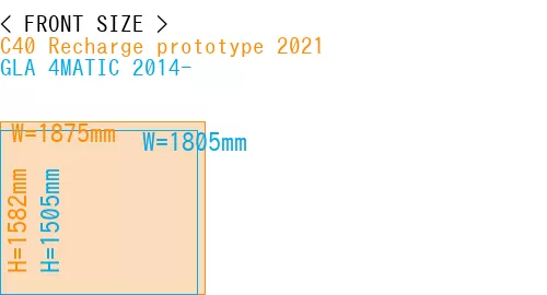 #C40 Recharge prototype 2021 + GLA 4MATIC 2014-